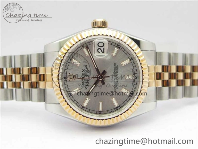 EasyCare Datejust 31mm 178274 SS RG GSF Best Edition Silver Dial on SS RG Jubilee Bracelet SEIKO NH05A 10492