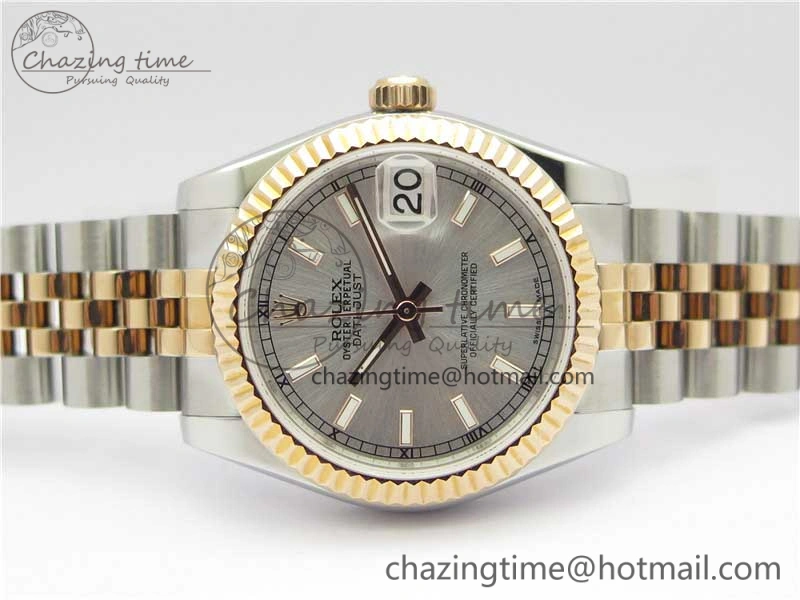 EasyCare Datejust 31mm 178274 SS RG GSF Best Edition Silver Dial on SS RG Jubilee Bracelet SEIKO NH05A 10492
