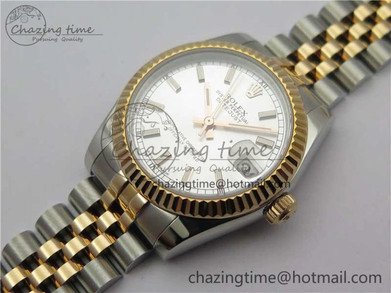 EasyCare Datejust 31mm 178274 SS RG GSF Best Edition Silver Dial on SS RG Jubilee Bracelet SEIKO NH05A 10492