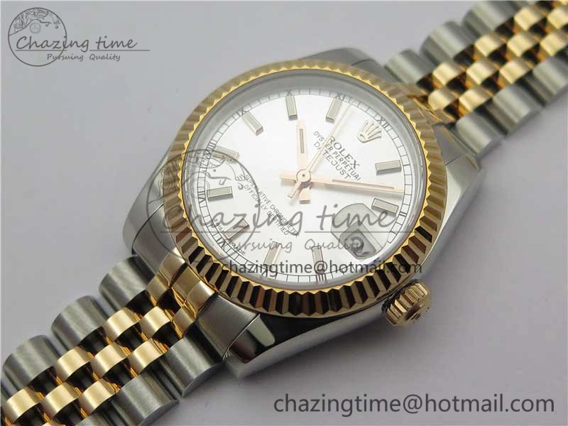 EasyCare Datejust 31mm 178274 SS RG GSF Best Edition Silver Dial on SS RG Jubilee Bracelet SEIKO NH05A 10492