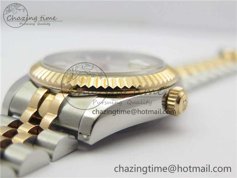 EasyCare Datejust 31mm 178274 SS RG GSF Best Edition Silver Dial on SS RG Jubilee Bracelet SEIKO NH05A 10492