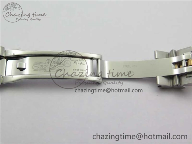 Chic Datejust 31mm 178274 SS RG GSF Best Edition Silver Stick Markers Dial on SS RG President Bracelet SEIKO NH05A 10503