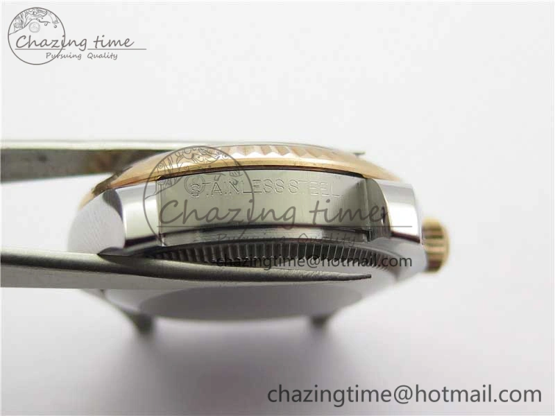 Soft Datejust 31mm 178274 SS RG GSF Best Edition White MOP Crystal Markers Dial on SS RG Jubilee Bracelet SEIKO NH05A 3040