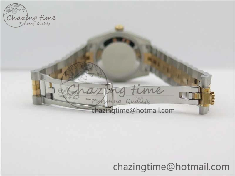 Soft Datejust 31mm 178274 SS RG GSF Best Edition White MOP Crystal Markers Dial on SS RG Jubilee Bracelet SEIKO NH05A 3040