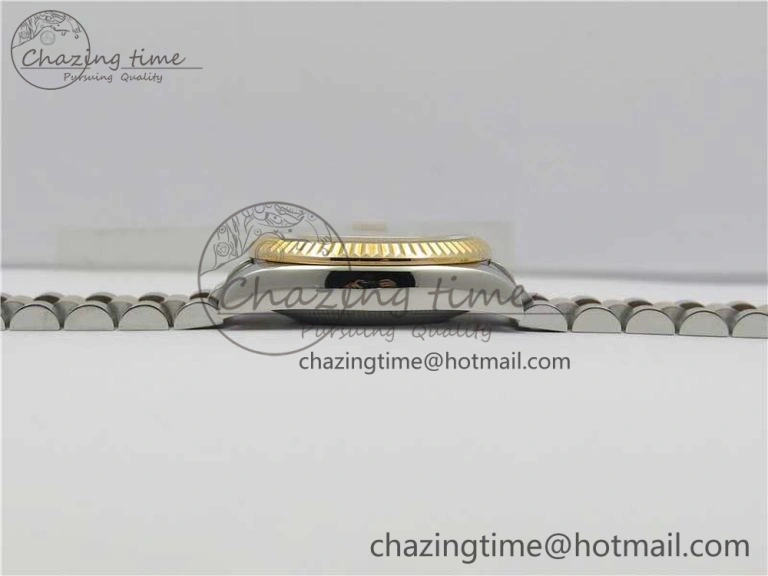 Datejust 31mm 178274 SS RG GSF Best Edition White MOP Crystal Markers Dial on SS RG President Bracelet SEIKO NH05A Neat 3053