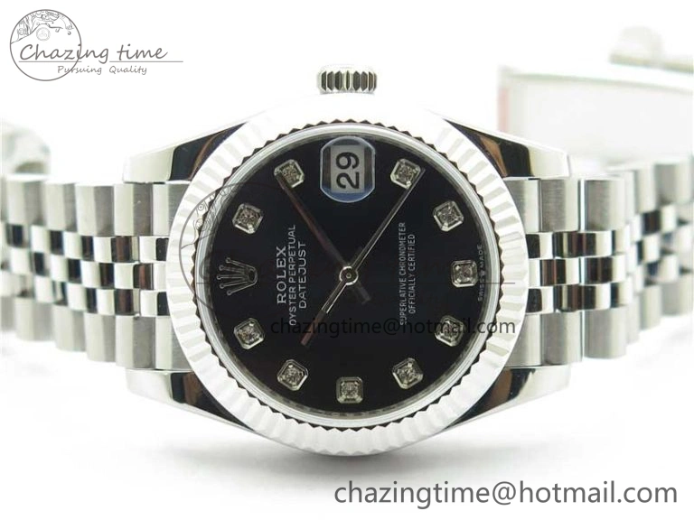 Datejust 31mm 278271 SS BP Maker Best Edition Black Crystal Dial on Jubilee Bracelet FastDry 2737