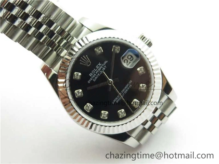 Datejust 31mm 278271 SS BP Maker Best Edition Black Crystal Dial on Jubilee Bracelet FastDry 2737