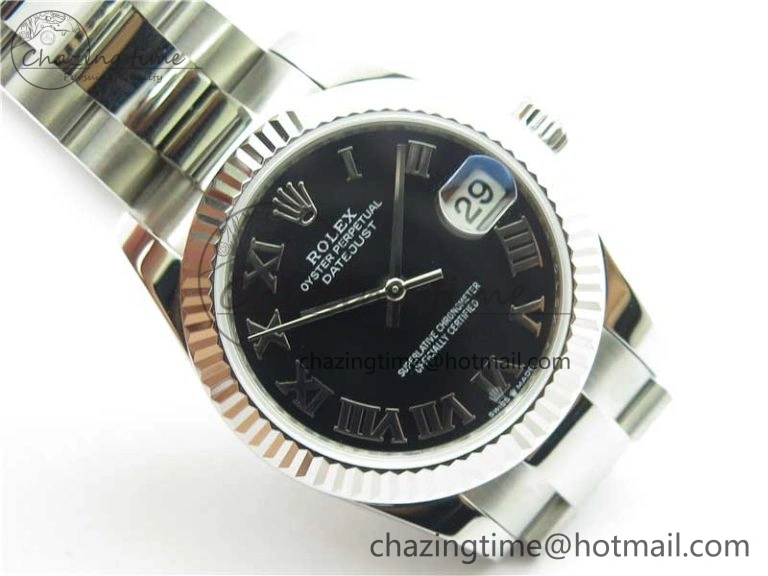 HighPerformance Datejust 31mm 278271 SS BP Maker Best Edition Black Roman Dial on Oyster Bracelet 2754