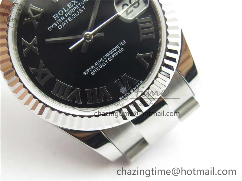 HighPerformance Datejust 31mm 278271 SS BP Maker Best Edition Black Roman Dial on Oyster Bracelet 2754