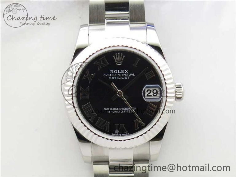 HighPerformance Datejust 31mm 278271 SS BP Maker Best Edition Black Roman Dial on Oyster Bracelet 2754