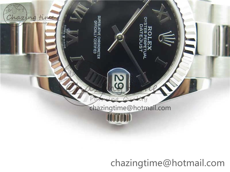 HighPerformance Datejust 31mm 278271 SS BP Maker Best Edition Black Roman Dial on Oyster Bracelet 2754