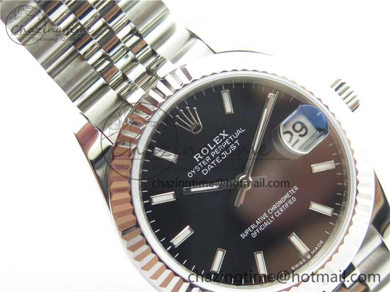 Neat Datejust 31mm 278271 SS BP Maker Best Edition Black Sticks Marker Dial on Jubilee Bracelet 10403