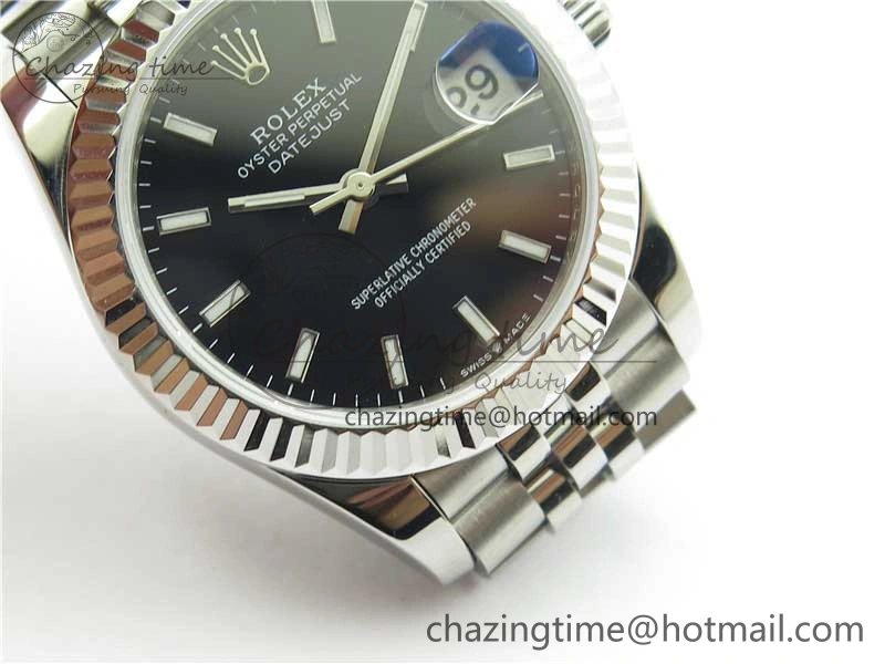 Neat Datejust 31mm 278271 SS BP Maker Best Edition Black Sticks Marker Dial on Jubilee Bracelet 10403