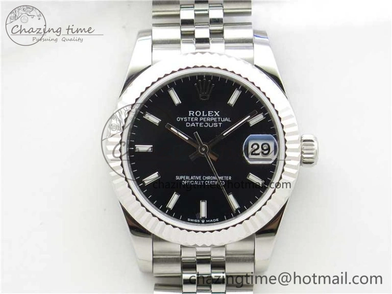 Fashionable Datejust 31mm 278271 SS BP Maker Best Edition Black Sticks Marker Dial on Jubilee Bracelet 2736