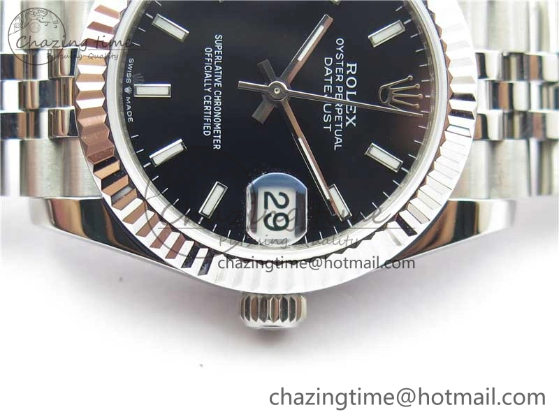Neat Datejust 31mm 278271 SS BP Maker Best Edition Black Sticks Marker Dial on Jubilee Bracelet 10403