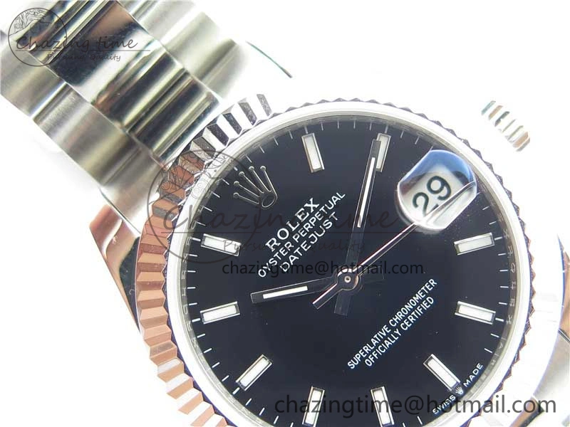 WaterResistant Datejust 31mm 278271 SS BP Maker Best Edition Black Sticks Marker Dial on Oyster Bracelet 2751