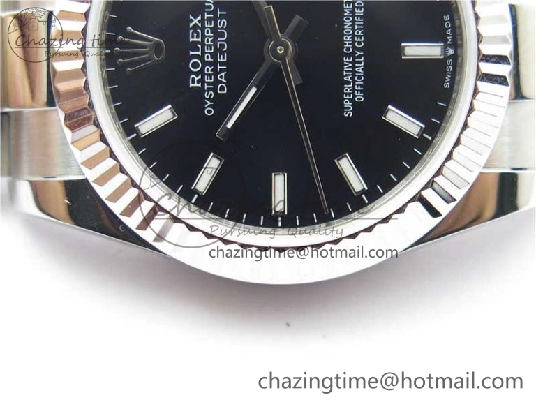 WaterResistant Datejust 31mm 278271 SS BP Maker Best Edition Black Sticks Marker Dial on Oyster Bracelet 2751