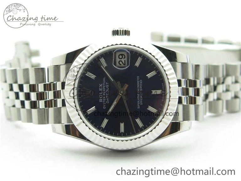 Datejust 31mm 278271 SS BP Maker Best Edition Blue Sticks Marker Dial on Jubilee Bracelet TravelReady 2743