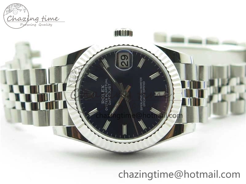 Datejust 31mm 278271 SS BP Maker Best Edition Blue Sticks Marker Dial on Jubilee Bracelet TravelReady 2743
