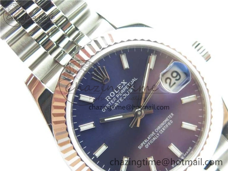Datejust 31mm 278271 SS BP Maker Best Edition Blue Sticks Marker Dial on Jubilee Bracelet TravelReady 2743
