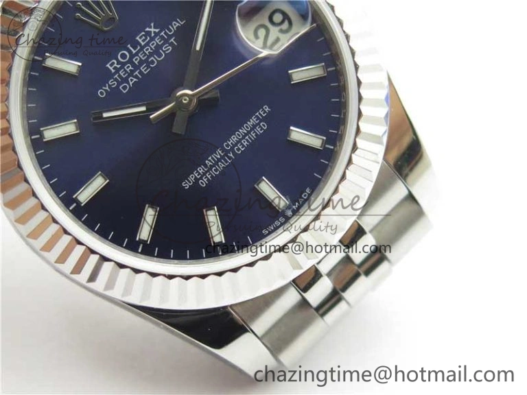 Datejust 31mm 278271 SS BP Maker Best Edition Blue Sticks Marker Dial on Jubilee Bracelet TravelReady 2743
