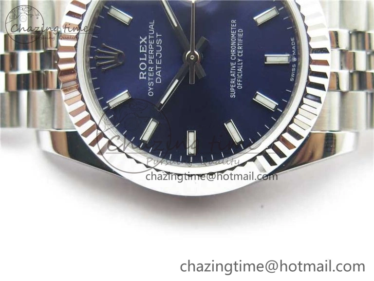 Datejust 31mm 278271 SS BP Maker Best Edition Blue Sticks Marker Dial on Jubilee Bracelet TravelReady 2743