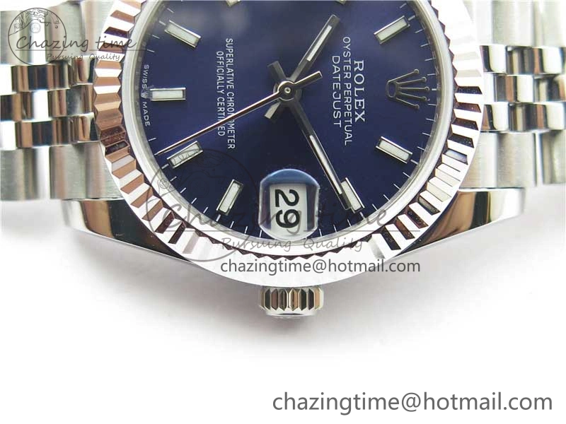 Datejust 31mm 278271 SS BP Maker Best Edition Blue Sticks Marker Dial on Jubilee Bracelet TravelReady 2743