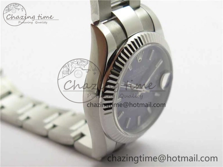 Cozy Datejust 31mm 278271 SS BP Maker Best Edition Blue Sticks Marker Dial on Oyster Bracelet 10417