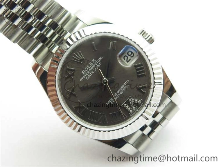 HighQuality Datejust 31mm 278271 SS BP Maker Best Edition Gray Roman Dial on Jubilee Bracelet 2744