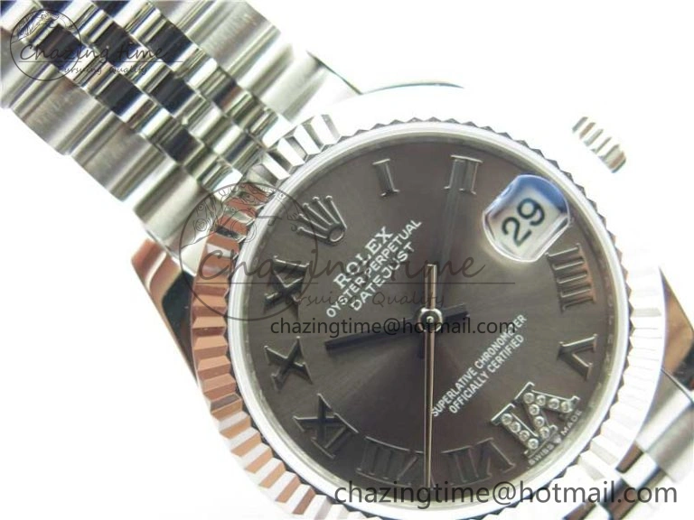 HighQuality Datejust 31mm 278271 SS BP Maker Best Edition Gray Roman Dial on Jubilee Bracelet 2744