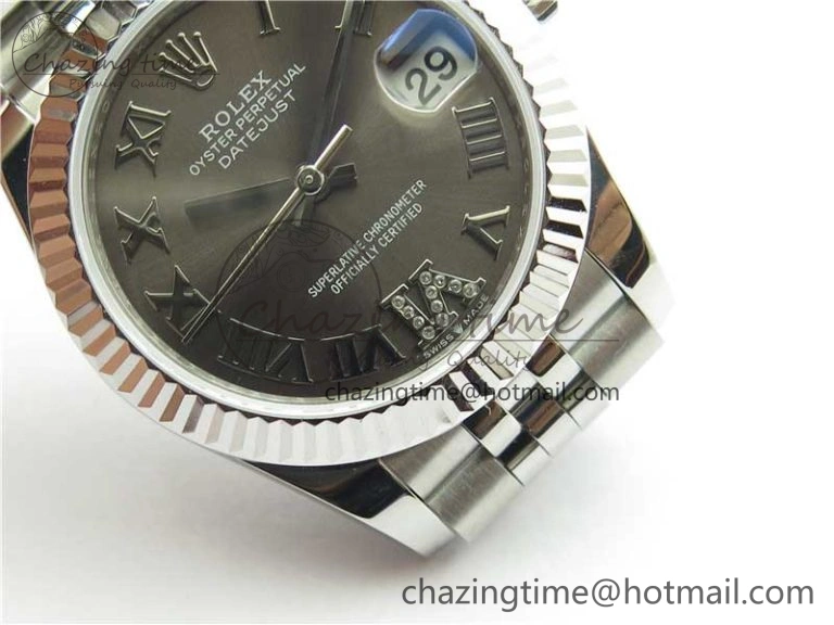HighQuality Datejust 31mm 278271 SS BP Maker Best Edition Gray Roman Dial on Jubilee Bracelet 2744