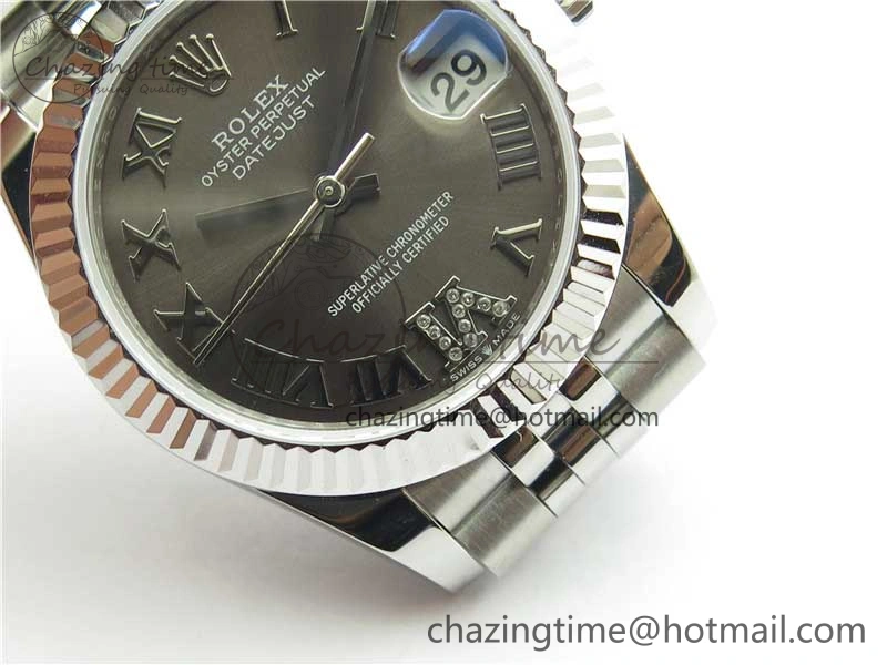 HighQuality Datejust 31mm 278271 SS BP Maker Best Edition Gray Roman Dial on Jubilee Bracelet 2744