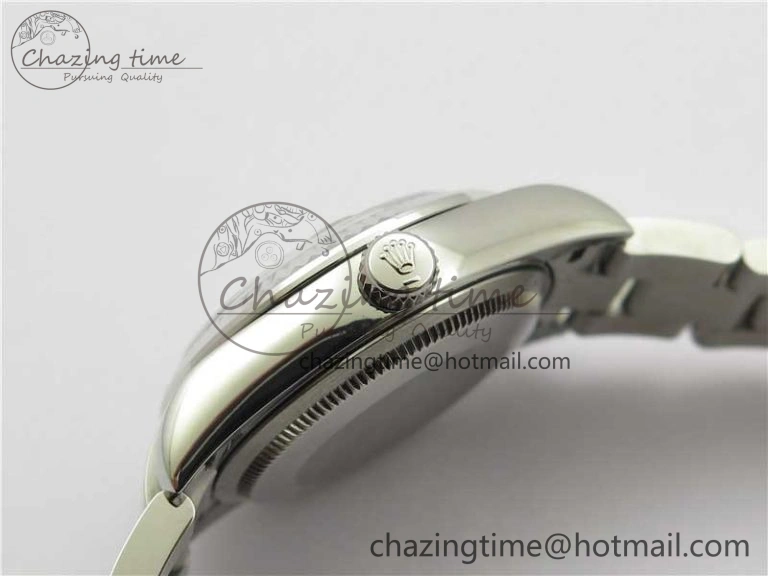 Unique Datejust 31mm 278271 SS BP Maker Best Edition Gray Roman Dial on Oyster Bracelet 10414