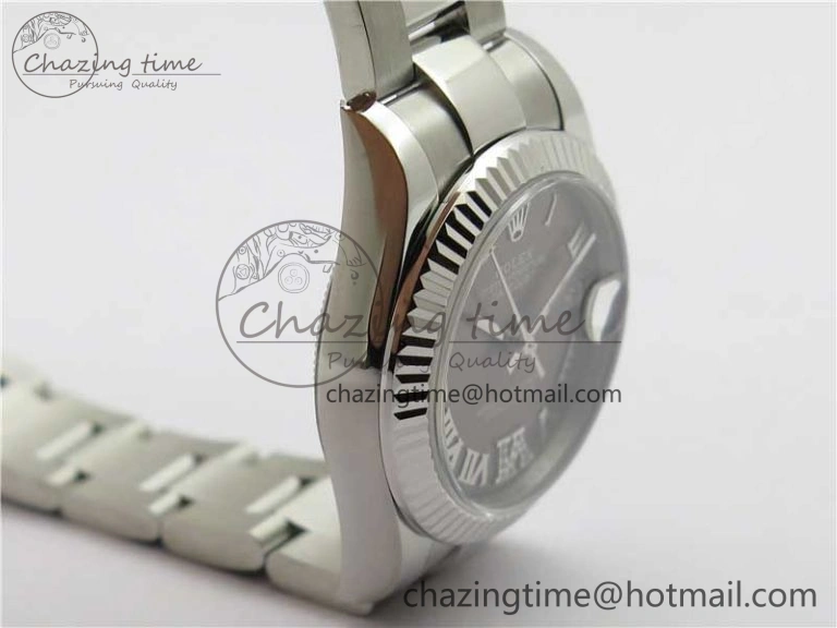 Unique Datejust 31mm 278271 SS BP Maker Best Edition Gray Roman Dial on Oyster Bracelet 10414