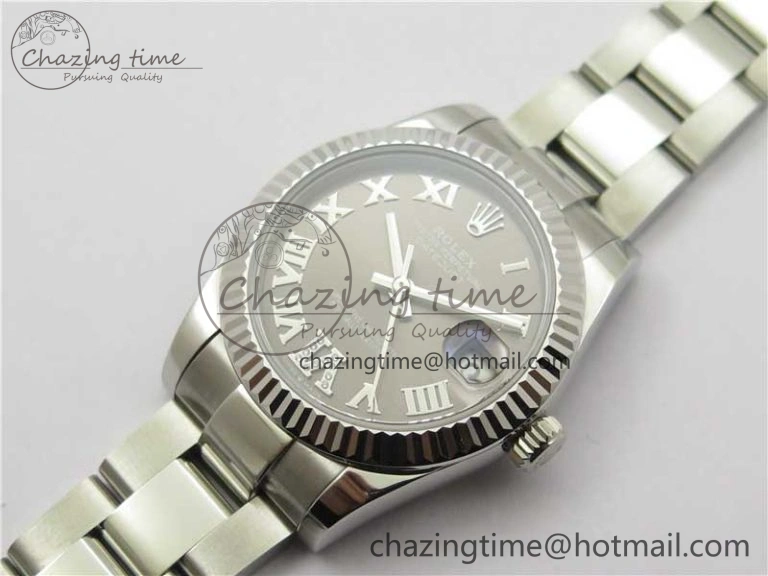 Unique Datejust 31mm 278271 SS BP Maker Best Edition Gray Roman Dial on Oyster Bracelet 10414