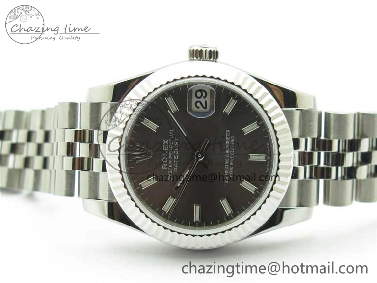 Datejust 31mm 278271 SS BP Maker Best Edition Gray Sticks Marker Dial on Jubilee Bracelet Practical 10398