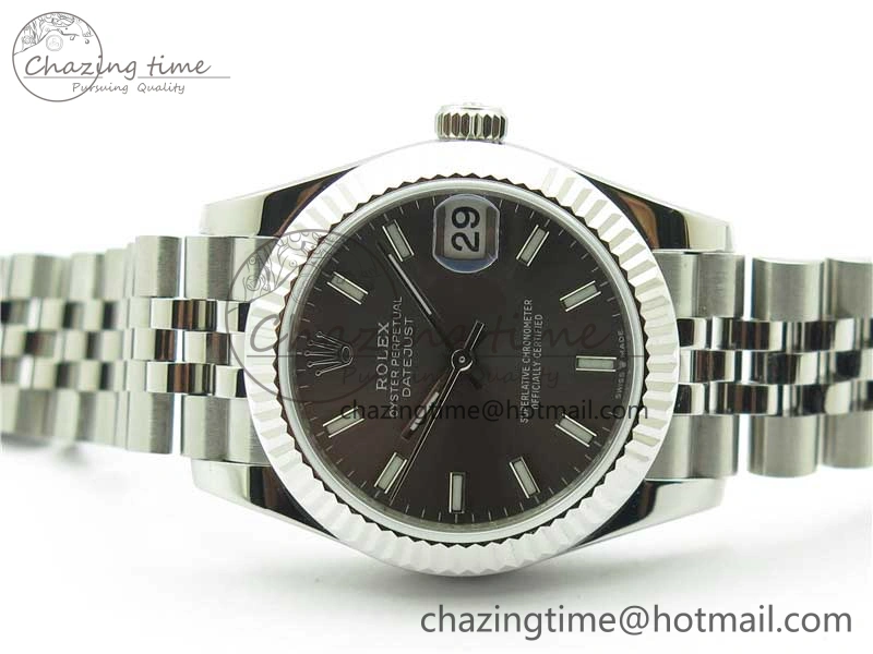 Datejust 31mm 278271 SS BP Maker Best Edition Gray Sticks Marker Dial on Jubilee Bracelet Practical 10398