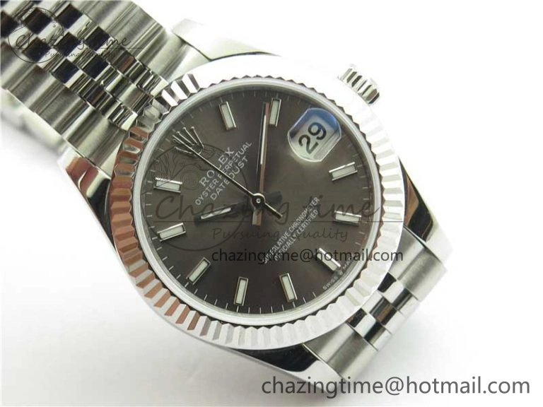Datejust 31mm 278271 SS BP Maker Best Edition Gray Sticks Marker Dial on Jubilee Bracelet Practical 10398