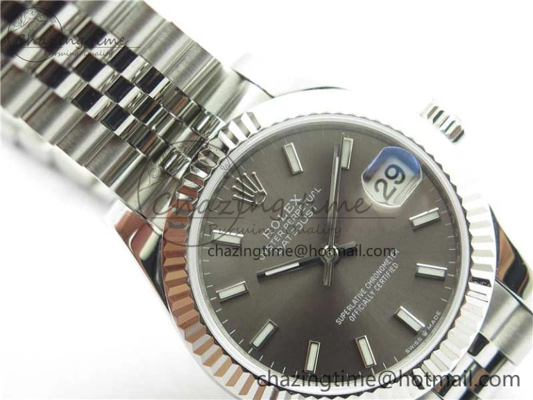 Datejust 31mm 278271 SS BP Maker Best Edition Gray Sticks Marker Dial on Jubilee Bracelet Practical 10398