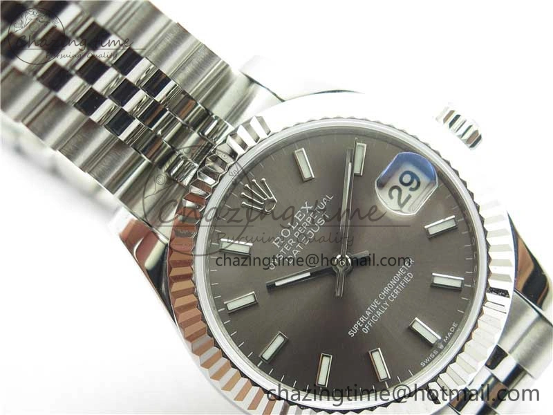 Datejust 31mm 278271 SS BP Maker Best Edition Gray Sticks Marker Dial on Jubilee Bracelet Practical 10398