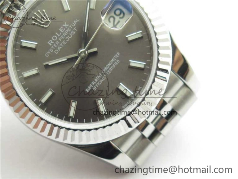 Datejust 31mm 278271 SS BP Maker Best Edition Gray Sticks Marker Dial on Jubilee Bracelet Practical 10398