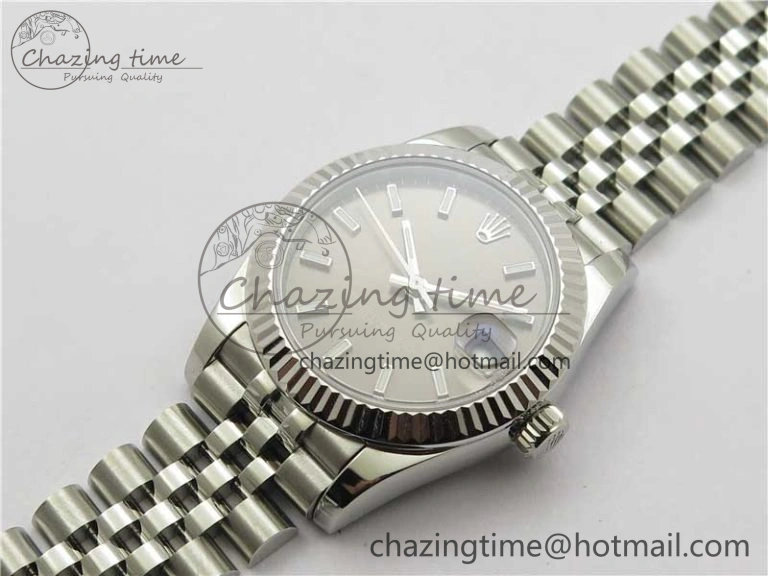 Datejust 31mm 278271 SS BP Maker Best Edition Gray Sticks Marker Dial on Jubilee Bracelet Practical 10398
