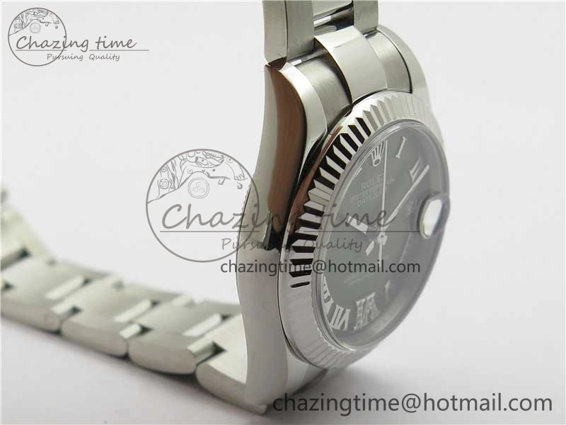 QuickDry Datejust 31mm 278271 SS BP Maker Best Edition Green Roman Dial on Oyster Bracelet 2749