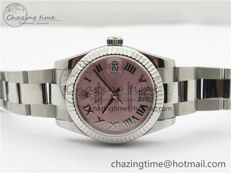 Sophisticated Datejust 31mm 278271 SS BP Maker Best Edition Pink Roman Dial on Oyster Bracelet 10416