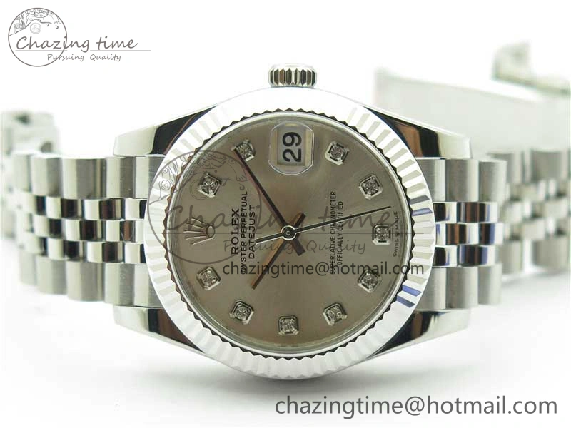 Functional Datejust 31mm 278271 SS BP Maker Best Edition Silver Crystal Dial on Jubilee Bracelet 10410