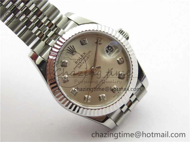 Functional Datejust 31mm 278271 SS BP Maker Best Edition Silver Crystal Dial on Jubilee Bracelet 10410