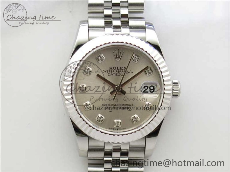 Elegant Datejust 31mm 278271 SS BP Maker Best Edition Silver Crystal Dial on Jubilee Bracelet 2741