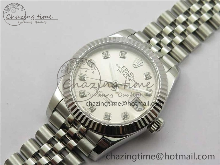 Functional Datejust 31mm 278271 SS BP Maker Best Edition Silver Crystal Dial on Jubilee Bracelet 10410