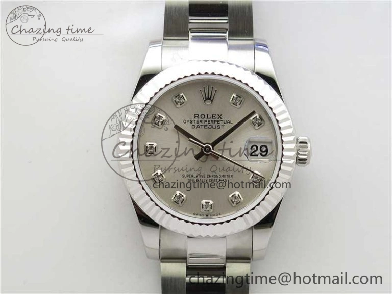 Datejust 31mm 278271 SS BP Maker Best Edition Silver Crystal Dial on Oyster Bracelet Reliable 2745