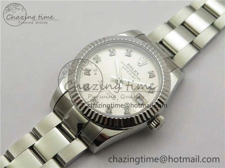Datejust 31mm 278271 SS BP Maker Best Edition Silver Crystal Dial on Oyster Bracelet Minimalist 10415